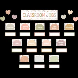 Terrazzo Tones Classroom Jobs Mini Bulletin Board