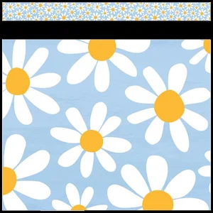 Daisies Straight Border Trim