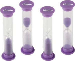 10 Minute Sand Timers - Small 4 pack
