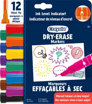 Crayola Broad Line Dry Erase Markers 12pk