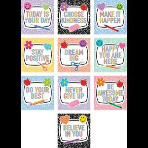 Cool for School Positive Sayings Accents