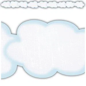 Clouds Die-Cut Border Trim