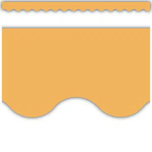 Golden Sun Scalloped Border Trim