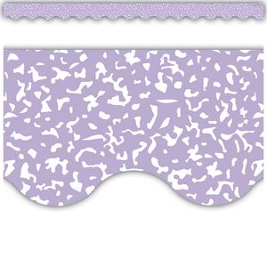 Image of Composition Purple Scalloped Border Trim