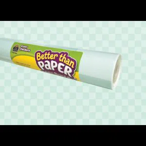 Green Checkers Better Than Paper® Bulletin Board Roll