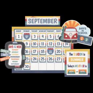 Moving Mountains Road Trip Calendar Bulletin Board