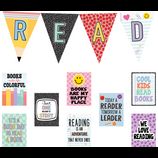 Image of Cool for School Read Pennants Bulletin Board