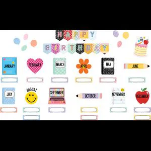 Cool for School Happy Birthday Mini Bulletin Board