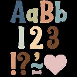 Calming Colors 4 Wild Whimsy Self-Adhesive Letters Combo Pack