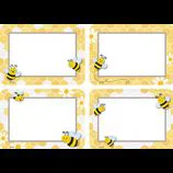 Buzzing Bees Name Tags/Labels - Multi-Pack