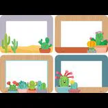 Happy Cactus Crew Name Tags/Labels - Multi-Pack