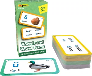 Vowels and Vowel Teams Flash Cards Deluxe Set