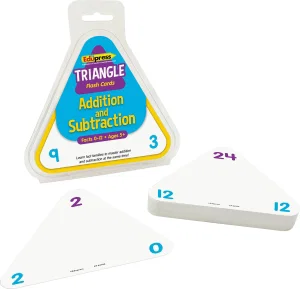 Addition and Subtraction Triangle Flash Cards