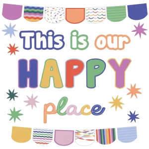 Colour Crush This Is Our Happy Place Mini Bulletin Board