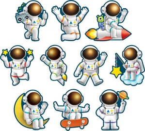 Outer Space Crew Astronauts Accents