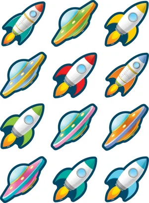 Outer Space Crew Mini Accents