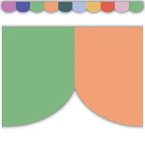 Colour Crush Scalloped Die-Cut Border Trim