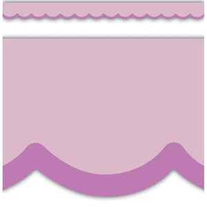 Colour Crush Purple Scallops Die-Cut Border Trim