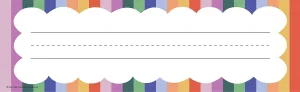 Colour Crush Flat Name Plates