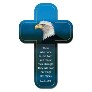 Bookmark Cross Isaiah 40:31 Paper