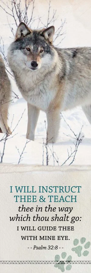 Bookmark: Wolves -Psalm 32:8