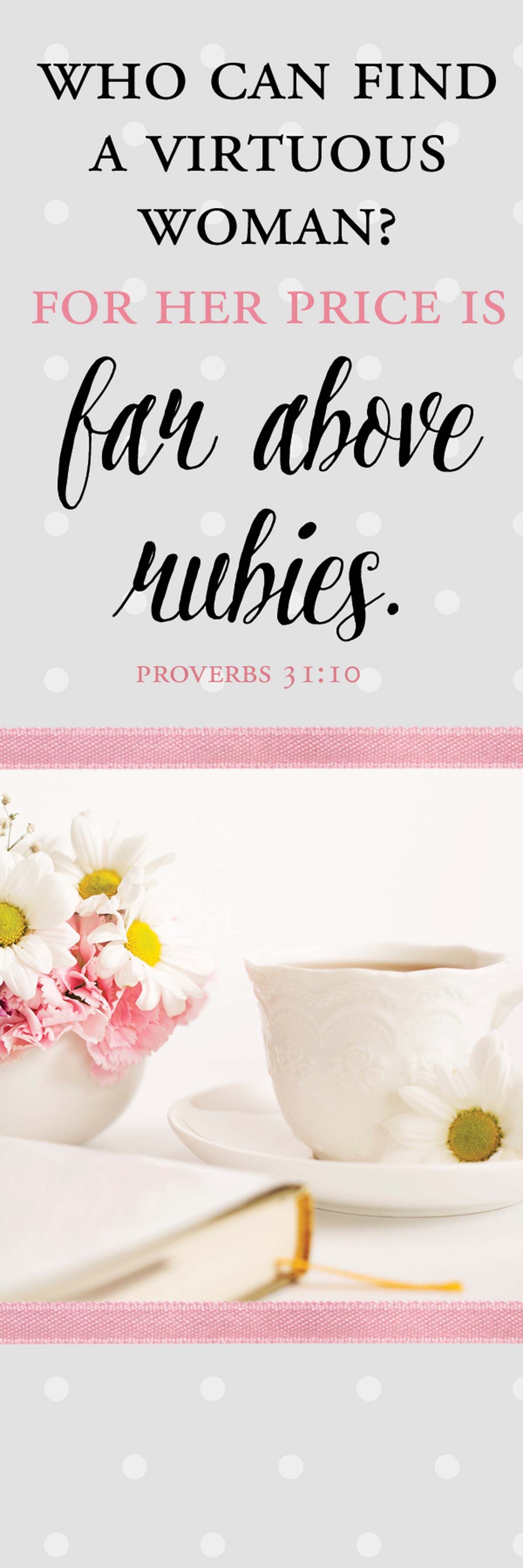 Image of Bookmark: Above Rubies