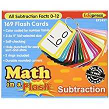 Math in a Flash Cards: Subtraction