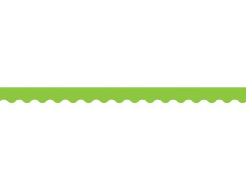 Image of Lime Scalloped Border Trim