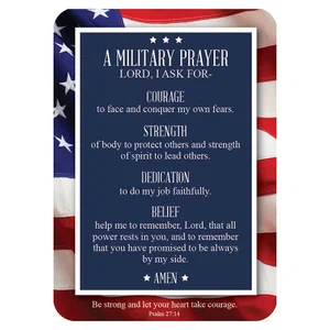 Verse Card - Military Prayer Psalm 27:14
