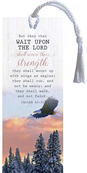 Bookmark Tassel: Wait Upon -Isaiah 40:31