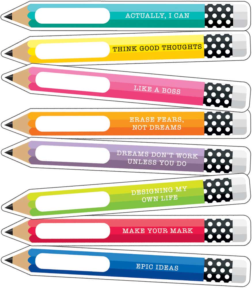 Image of Motivational Pencils Cut-Outs