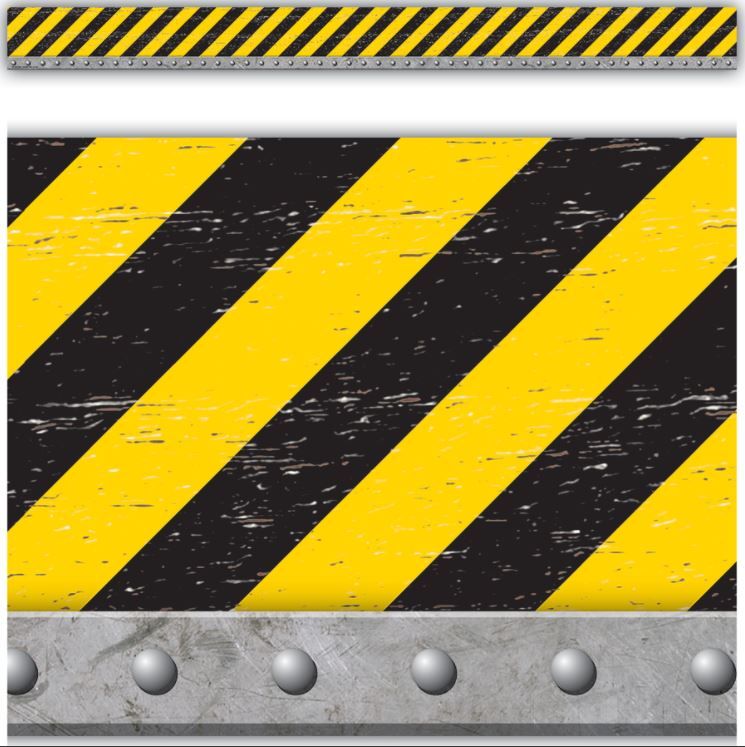 Under Construction Straight Border Trim