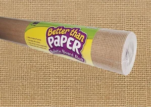 Burlap Better Than Paper Bulletin Board Roll