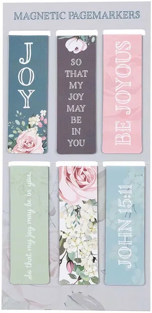Magnetic Bookmark Set That My Joy May Be In You - John 15:11