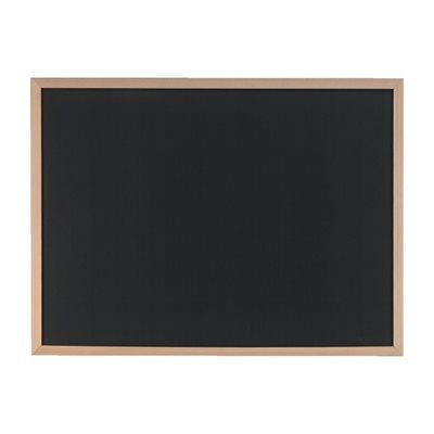 Chalkboard Black w/Oak Frame 36 x 24 in