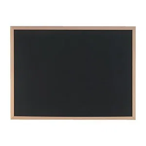 Chalkboard Black w/Oak Frame 36 x 24 in