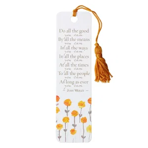 Bookmark Tassel Do All the Good You Can - Galatians 6:9
