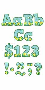Bold Block 4" Letters Combo Pack Lemon Zest-DWSO