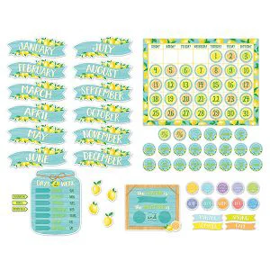Calendar Bulletin Board Lemon Zest