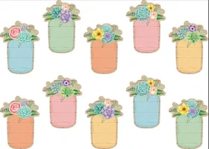 Accents Rustic Bloom Mason Jars