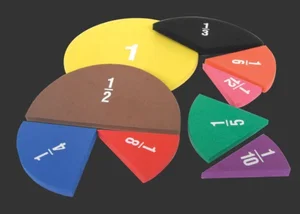 Foam Fraction Circles