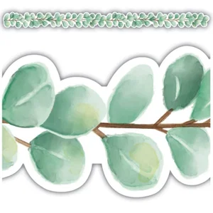Border Trim Eucalyptus Die Cut