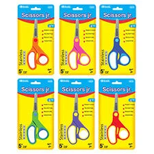 Scissors 5" Blunt Tip Soft Grip Stainless Steel