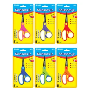 Scissors 5" Pointed Tip Soft Grip Stainless Steel