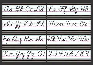 Cursive Writing Bulletin Board Modern Farmhouse