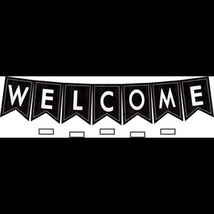 Welcome Bulletin Board Pennants Modern Farmhouse