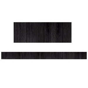 Straight Border Trim Black Wood