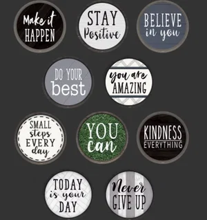 Positive Sayings Accents Modern Farmhouse