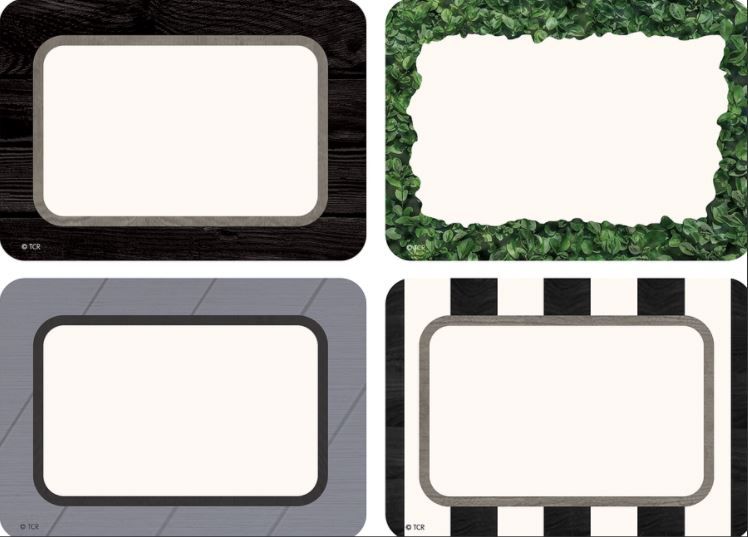 Image of Name Tags / Labels Modern Farmhouse