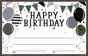 Happy Birthday Awards Modern Farmhouse